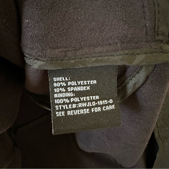 BNCI By Blanc Noir Soft Faux Suede Black Drape Jacket Size XL - Picture 7 of 7